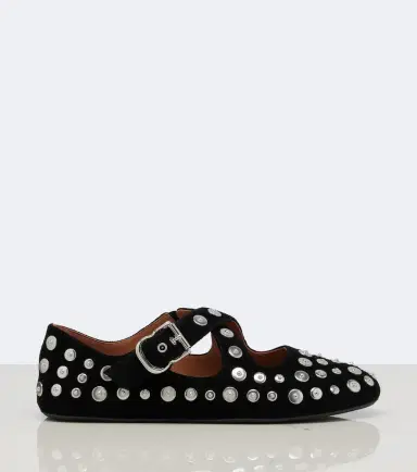 Alaïa Alaïa Studded suede ballet flats | Thumbnail 2 Alaïa Alaïa Studded suede ballet flats | Thumbnail 2