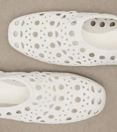Alaïa Alaïa Vienne leather ballet flats | Thumbnail 3