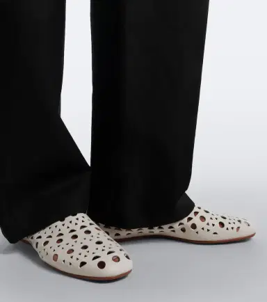 Alaïa Alaïa Vienne leather ballet flats | Thumbnail 5