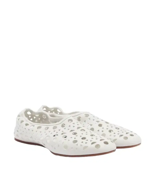 Alaïa Alaïa Vienne leather ballet flats