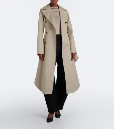 Alaïa Alaïa Asymmetric cotton poplin coat | Thumbnail 5