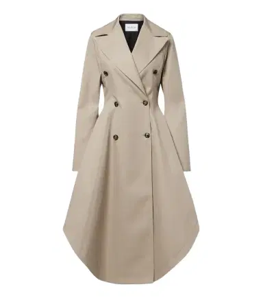 Alaïa Alaïa Asymmetric cotton poplin coat | Thumbnail 1