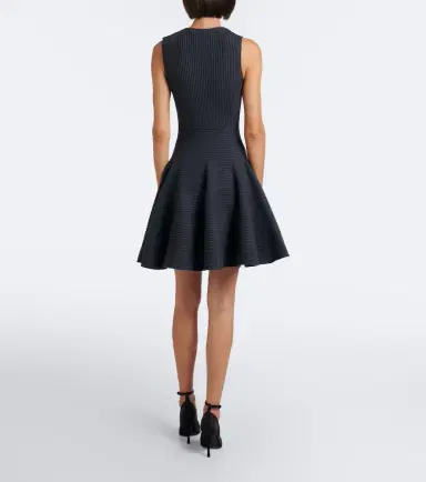 Alaïa Alaïa Ribbed-knit wool-blend minidress | Thumbnail 2