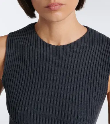 Alaïa Alaïa Ribbed-knit wool-blend minidress | Thumbnail 4