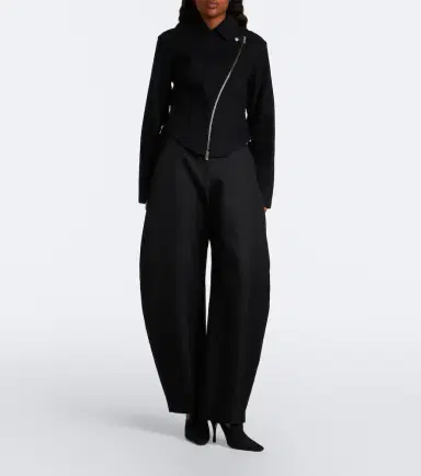 Alaïa Alaïa Denim biker jacket | Thumbnail 5 Alaïa Alaïa Denim biker jacket | Thumbnail 5