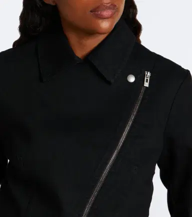 Alaïa Alaïa Denim biker jacket | Thumbnail 6 Alaïa Alaïa Denim biker jacket | Thumbnail 6