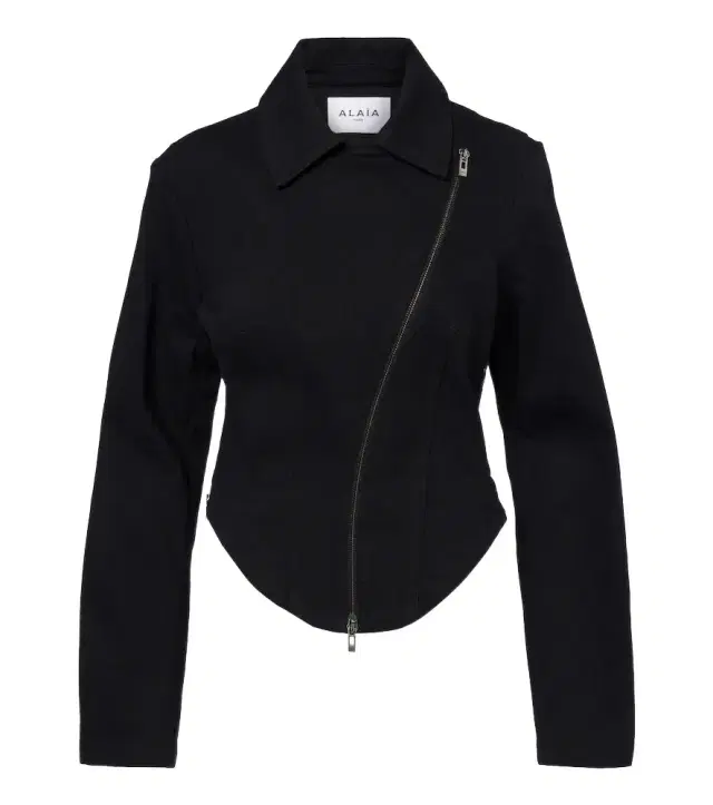 Alaïa Alaïa Denim biker jacket