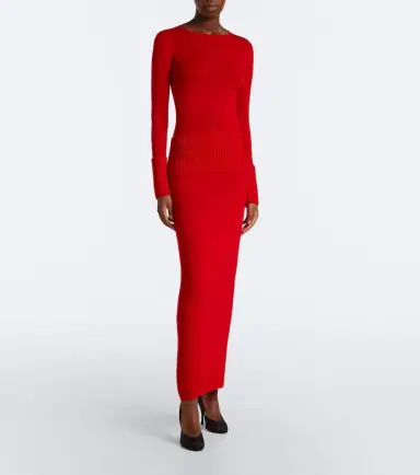 Alaïa Alaïa Wool maxi dress | Thumbnail 2 Alaïa Alaïa Wool maxi dress | Thumbnail 2
