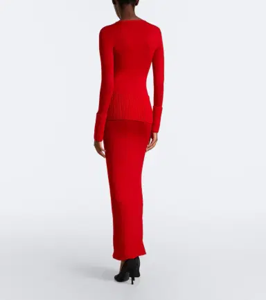 Alaïa Alaïa Wool maxi dress | Thumbnail 3 Alaïa Alaïa Wool maxi dress | Thumbnail 3