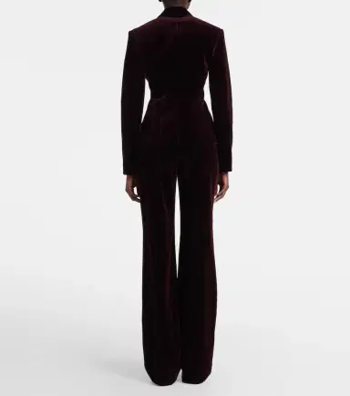Alaïa Alaïa Cotton velvet straight pants | Thumbnail 2 Alaïa Alaïa Cotton velvet straight pants | Thumbnail 2