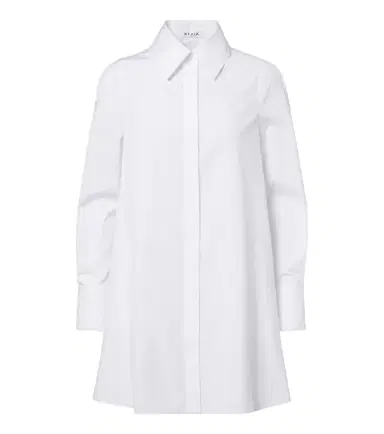 Alaïa Alaïa Cotton poplin minidress | Thumbnail 1 Alaïa Alaïa Cotton poplin minidress | Thumbnail 1