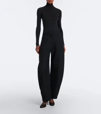 Alaïa Alaïa Wool barrel-leg pants | Thumbnail 2 Alaïa Alaïa Wool barrel-leg pants | Thumbnail 2