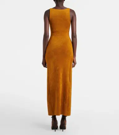Alaïa Alaïa Velvet midi dress | Thumbnail 4