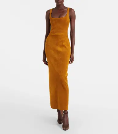Alaïa Alaïa Velvet midi dress | Thumbnail 5