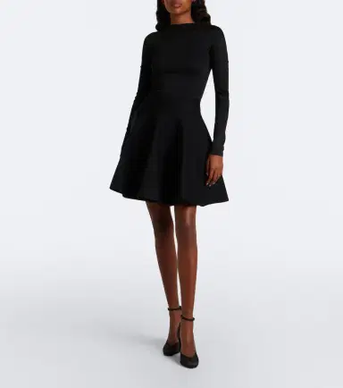 Alaïa Alaïa Wool-blend miniskirt | Thumbnail 4