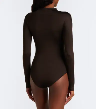 Alaïa Alaïa Silk-blend jersey bodysuit | Thumbnail 5
