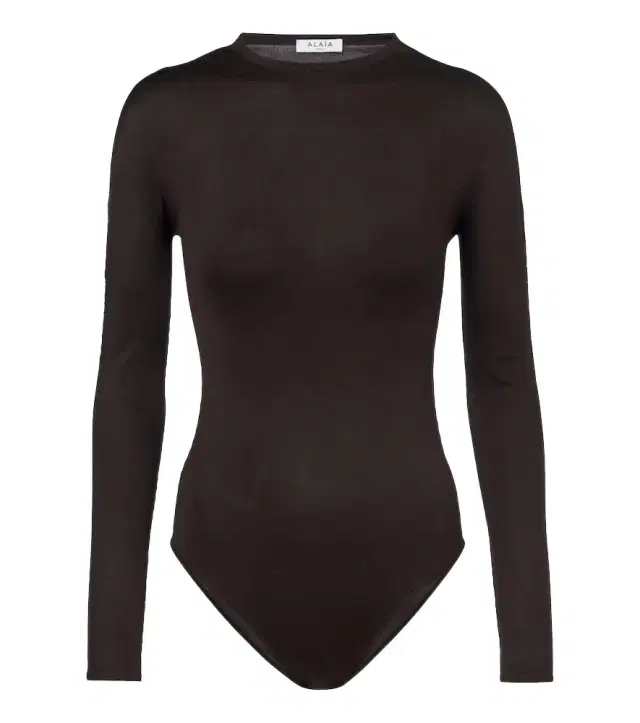 Alaïa Alaïa Silk-blend jersey bodysuit