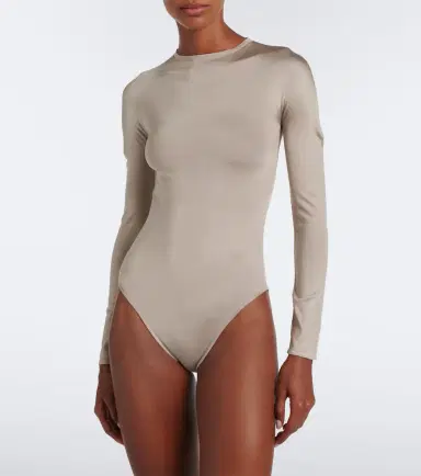 Alaïa Alaïa Silk-blend bodysuit | Thumbnail 3