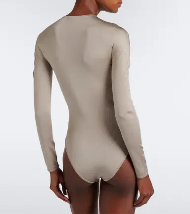 Alaïa Alaïa Silk-blend bodysuit | Thumbnail 6