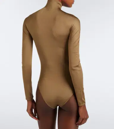 Alaïa Alaïa Turtleneck silk-blend bodysuit | Thumbnail 2