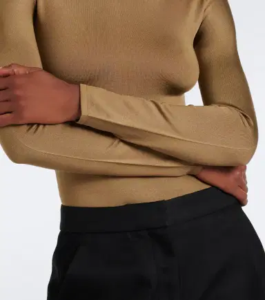 Alaïa Alaïa Turtleneck silk-blend bodysuit | Thumbnail 5
