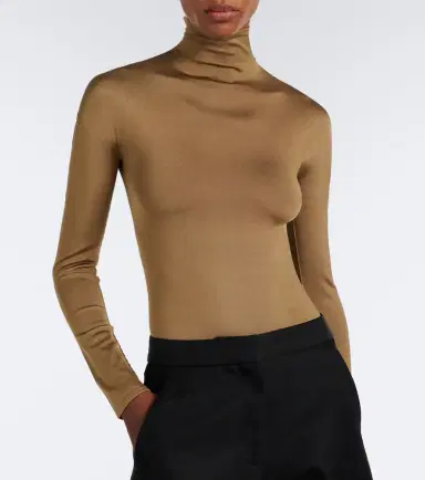 Alaïa Alaïa Turtleneck silk-blend bodysuit | Thumbnail 7
