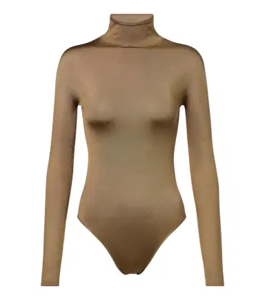 Alaïa Alaïa Turtleneck silk-blend bodysuit | Thumbnail 1