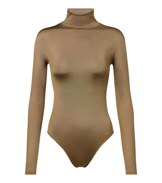 Alaïa Alaïa Turtleneck silk-blend bodysuit