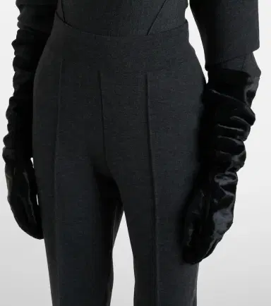 Alaïa Alaïa Knitted wool-blend tapered pants | Thumbnail 2 Alaïa Alaïa Knitted wool-blend tapered pants | Thumbnail 2