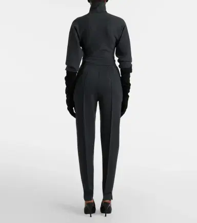 Alaïa Alaïa Knitted wool-blend tapered pants | Thumbnail 5 Alaïa Alaïa Knitted wool-blend tapered pants | Thumbnail 5