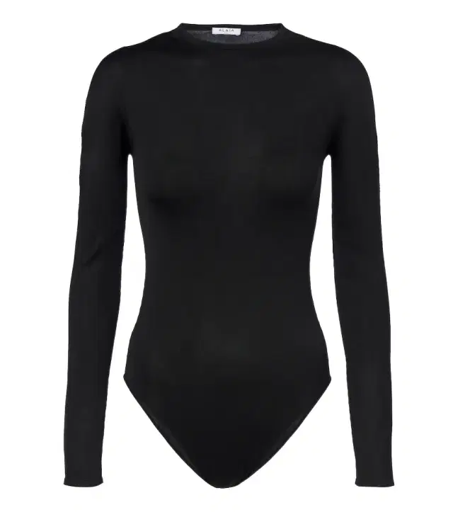 Alaïa Alaïa Silk-blend jersey bodysuit