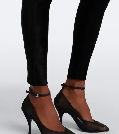 Alaïa Alaïa Velvet leggings | Thumbnail 5