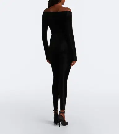 Alaïa Alaïa Velvet leggings | Thumbnail 6