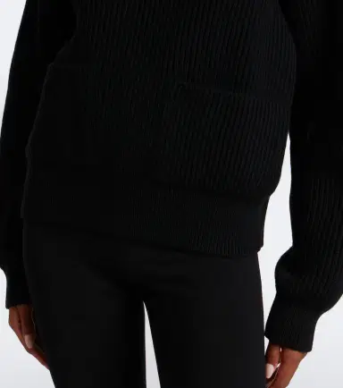 Alaïa Alaïa Ribbed-knit wool and cashmere sweater | Thumbnail 2