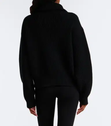 Alaïa Alaïa Ribbed-knit wool and cashmere sweater | Thumbnail 3