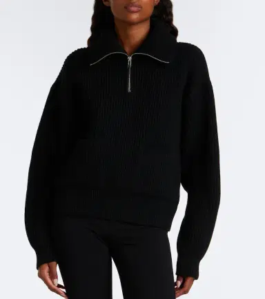 Alaïa Alaïa Ribbed-knit wool and cashmere sweater | Thumbnail 4