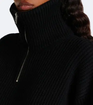 Alaïa Alaïa Ribbed-knit wool and cashmere sweater | Thumbnail 5
