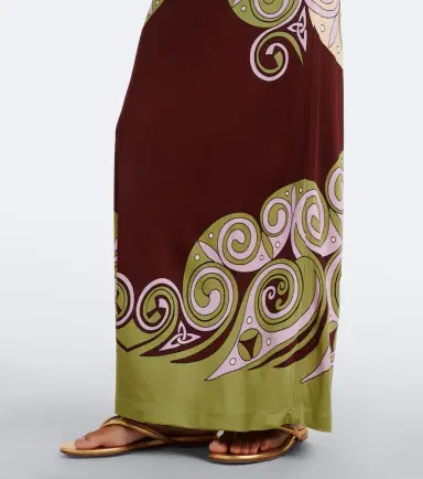 La DoubleJ Kells Swirl jersey maxi dress | Thumbnail 3