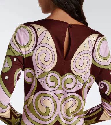 La DoubleJ Kells Swirl jersey maxi dress | Thumbnail 4