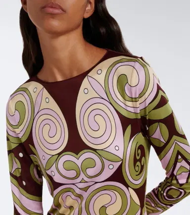 La DoubleJ Kells Swirl jersey maxi dress | Thumbnail 7