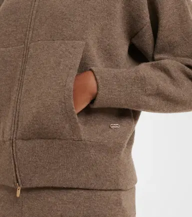 AGNONA Cashmere, wool, and silk hoodie | Thumbnail 2