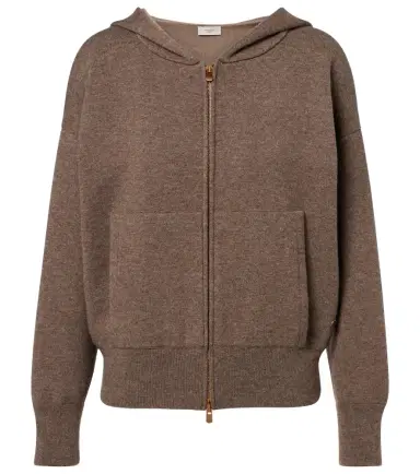 AGNONA Cashmere, wool, and silk hoodie | Thumbnail 1