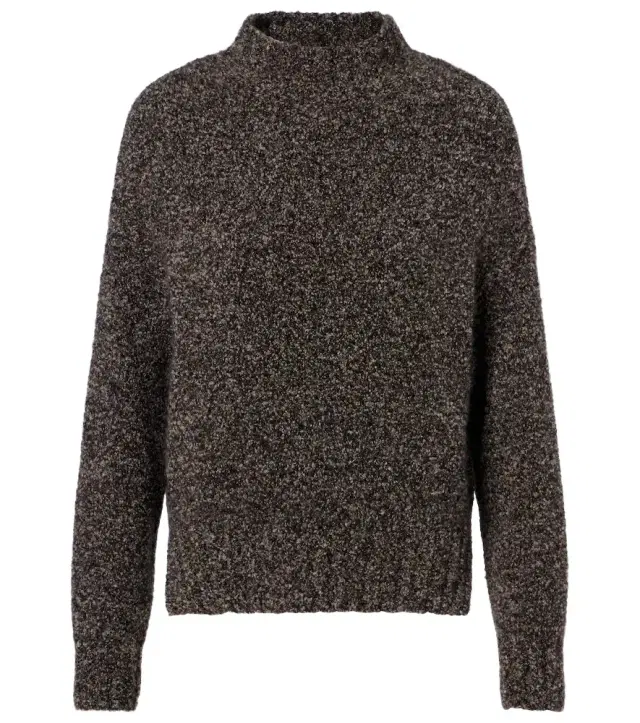 Cashmere, silk, and wool sweater
