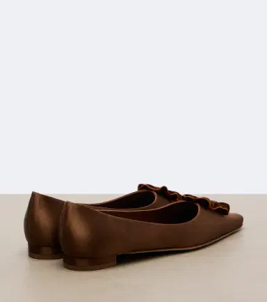 Manolo Blahnik Fortanflat satin ballet flats | Thumbnail 3