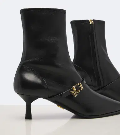 Prada Leather ankle boots | Thumbnail 3 Prada Leather ankle boots | Thumbnail 3