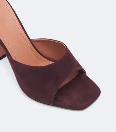 Amina Muaddi Lupita suede mules | Thumbnail 4 Amina Muaddi Lupita suede mules | Thumbnail 4