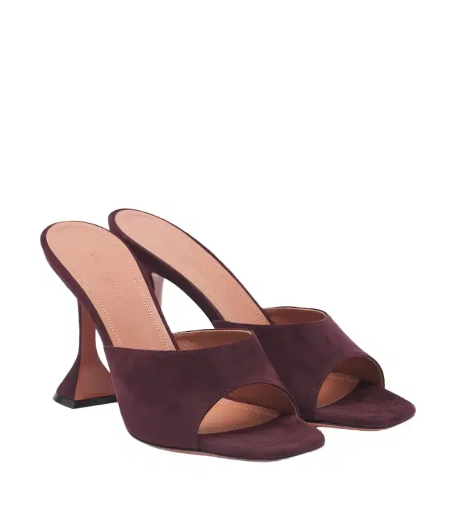 Amina Muaddi Lupita suede mules