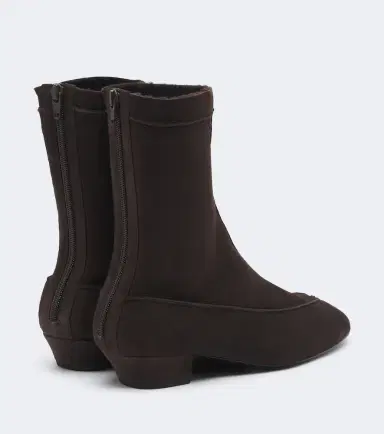 Magda Butrym Shearling-lined suede ankle boots | Thumbnail 3 Magda Butrym Shearling-lined suede ankle boots | Thumbnail 3