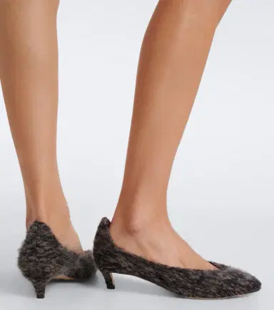 Magda Butrym Knitted leather-lined pumps | Thumbnail 5 Magda Butrym Knitted leather-lined pumps | Thumbnail 5