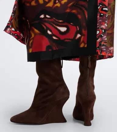 Aquazzura Amore suede ankle boots | Thumbnail 5